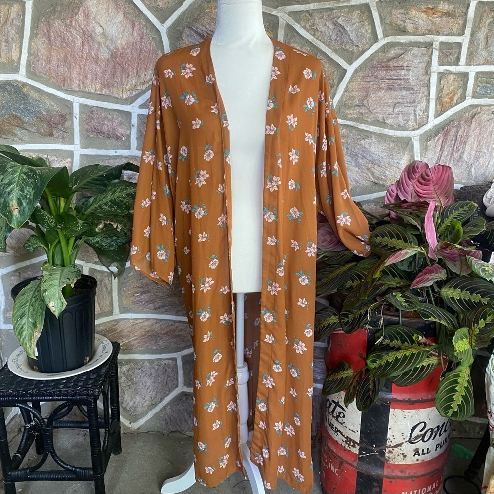 CJLA floral kimono duster